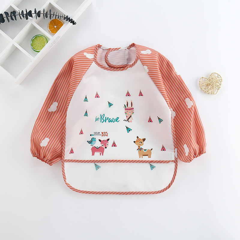 Baby Bibs Cute Colorful Cartoo - Baby Food Apron recension och pris