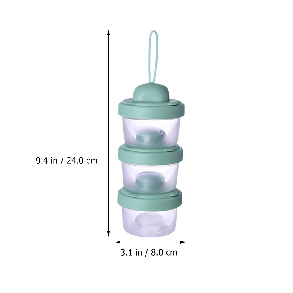 1Set 3 Layer Milk Powder Dispe - Dry Food Baby recension och pris