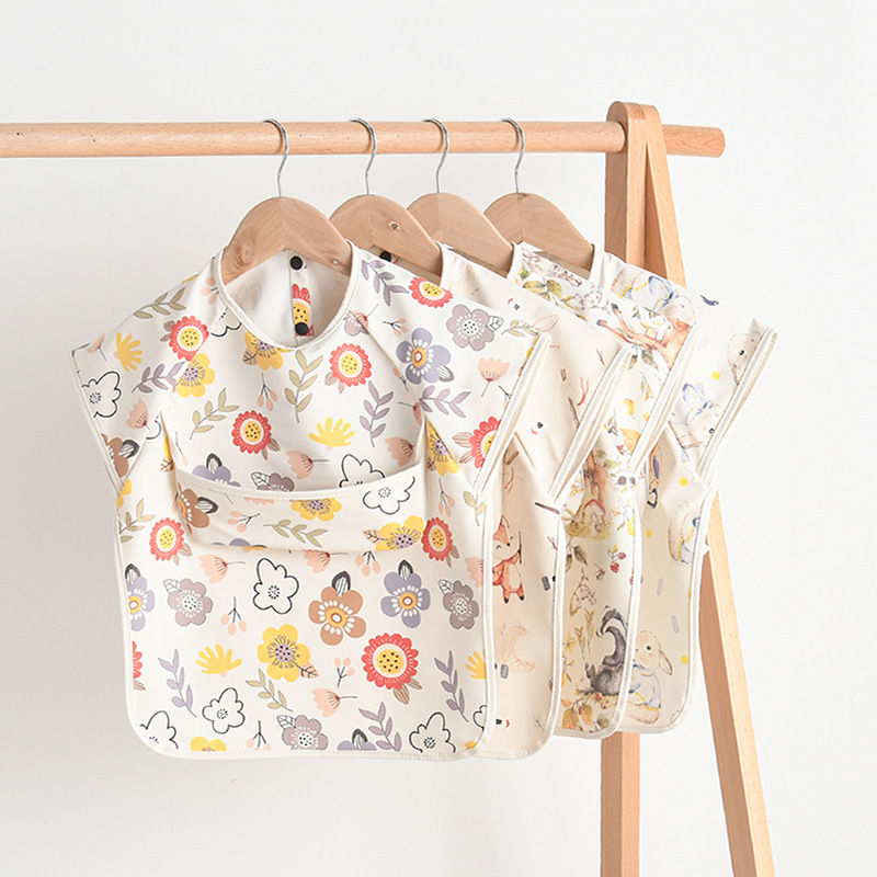 Newborn Baby Bibs Blouse Water - Baby Food Apron recension och pris