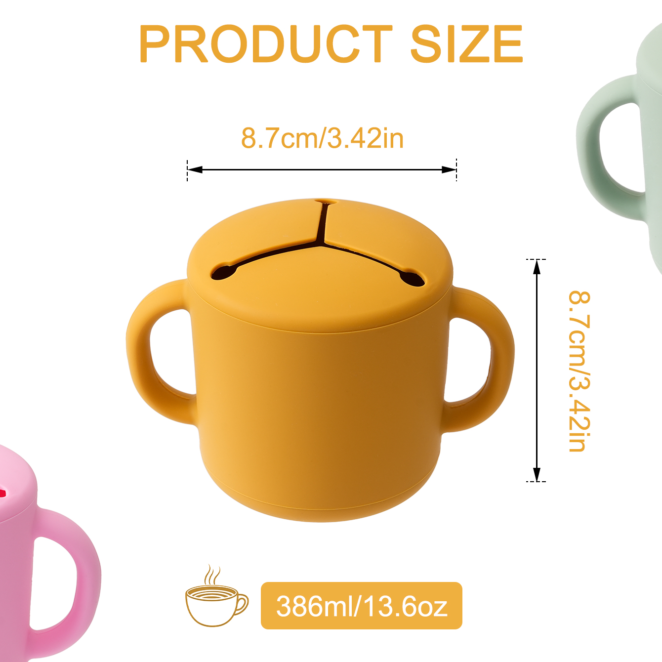 Color Kids 1PCS Silicone Baby  - Snack Cup Toddler recension och pris